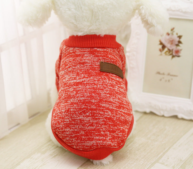 Autumn And Winter Pet Fashion Knitwear Hoodie