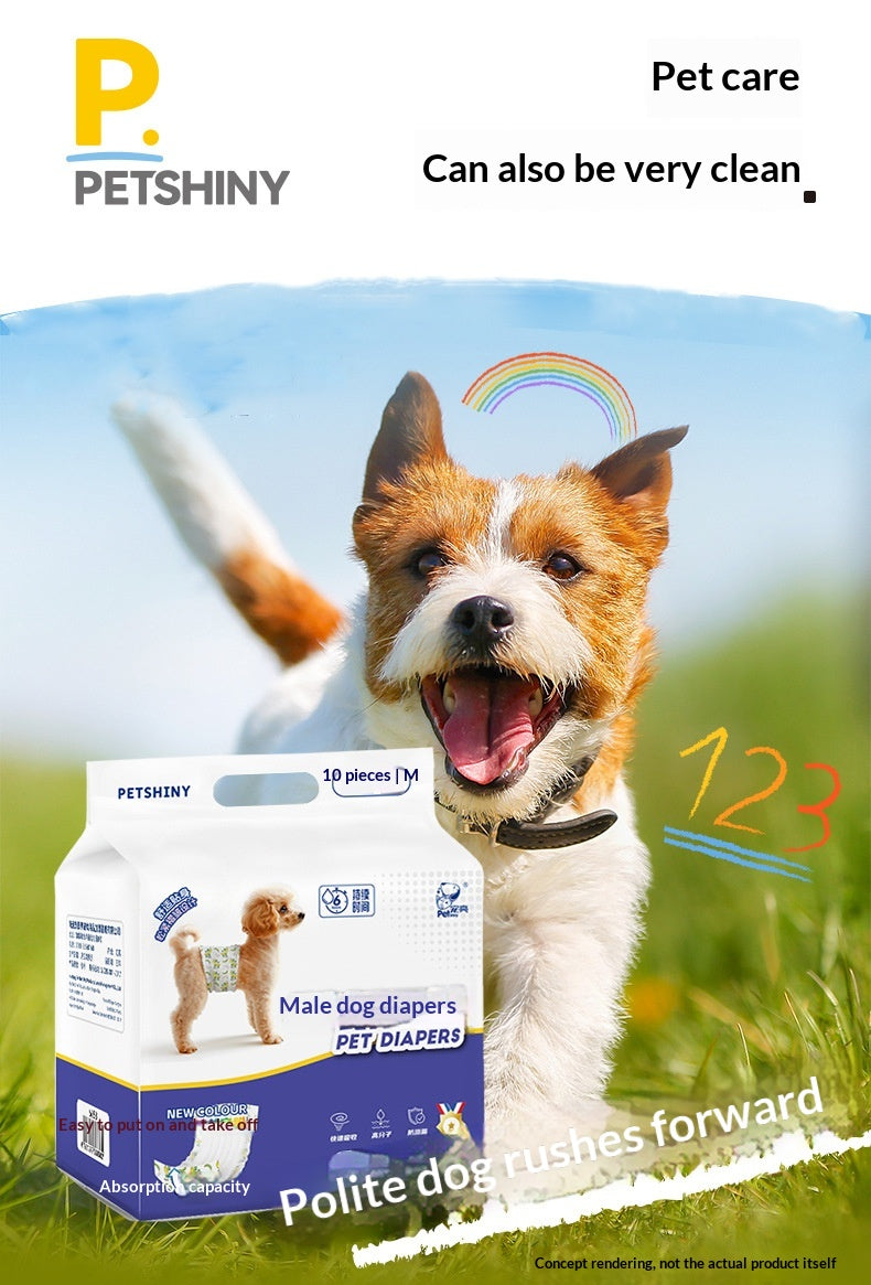 Male And Female Dog Diapers With Wetness Indicator