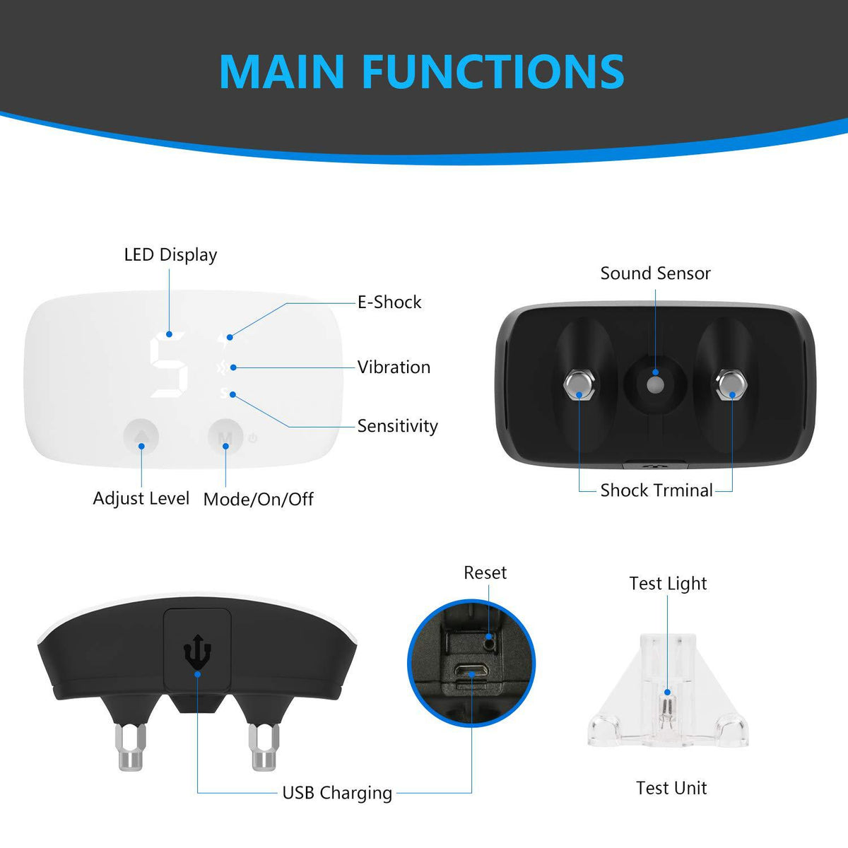 Touch Dog Trainer Bark Stopper
