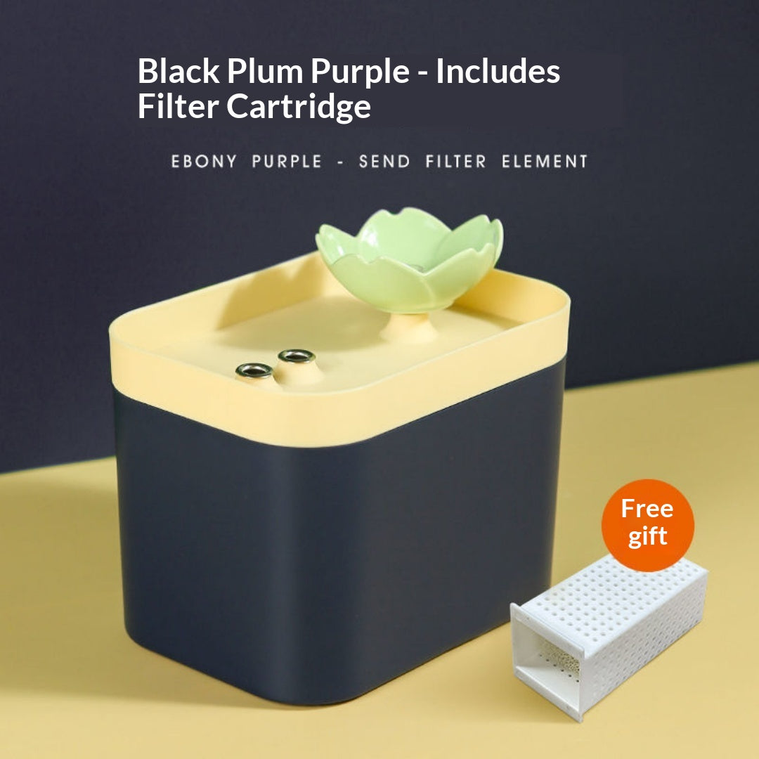 Silent Automatic Circulating Filtered Pet Water Fountain