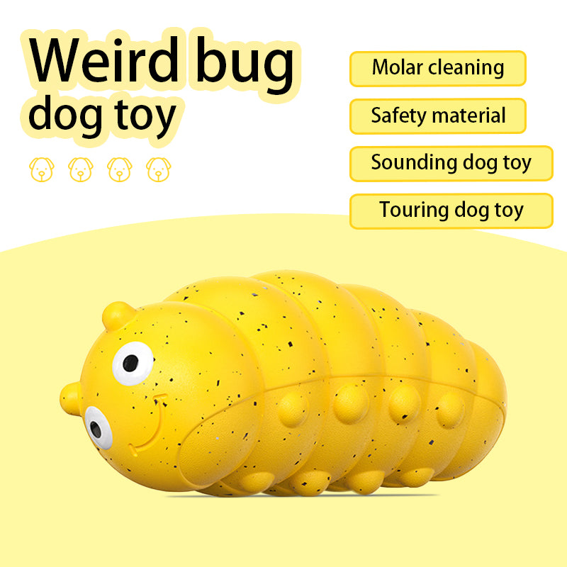 New Teething Dog Toy With Barking Bug