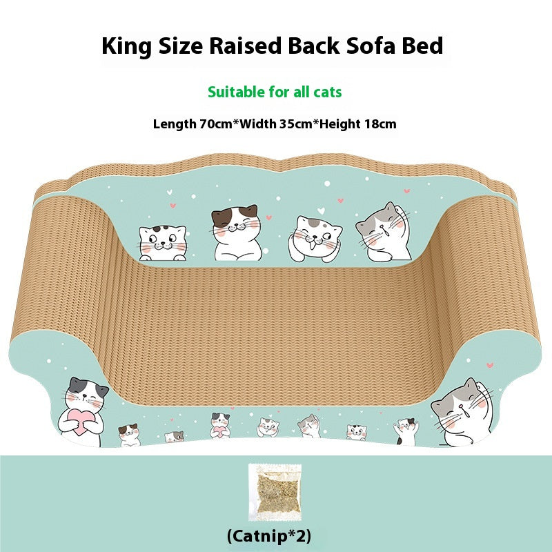 Sofa With Scratching Board Chamfer Socket Integrated Wear-Resistant