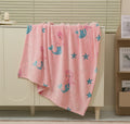 Soft Warm Glow-In-The-Dark Flannel Nap Blanket