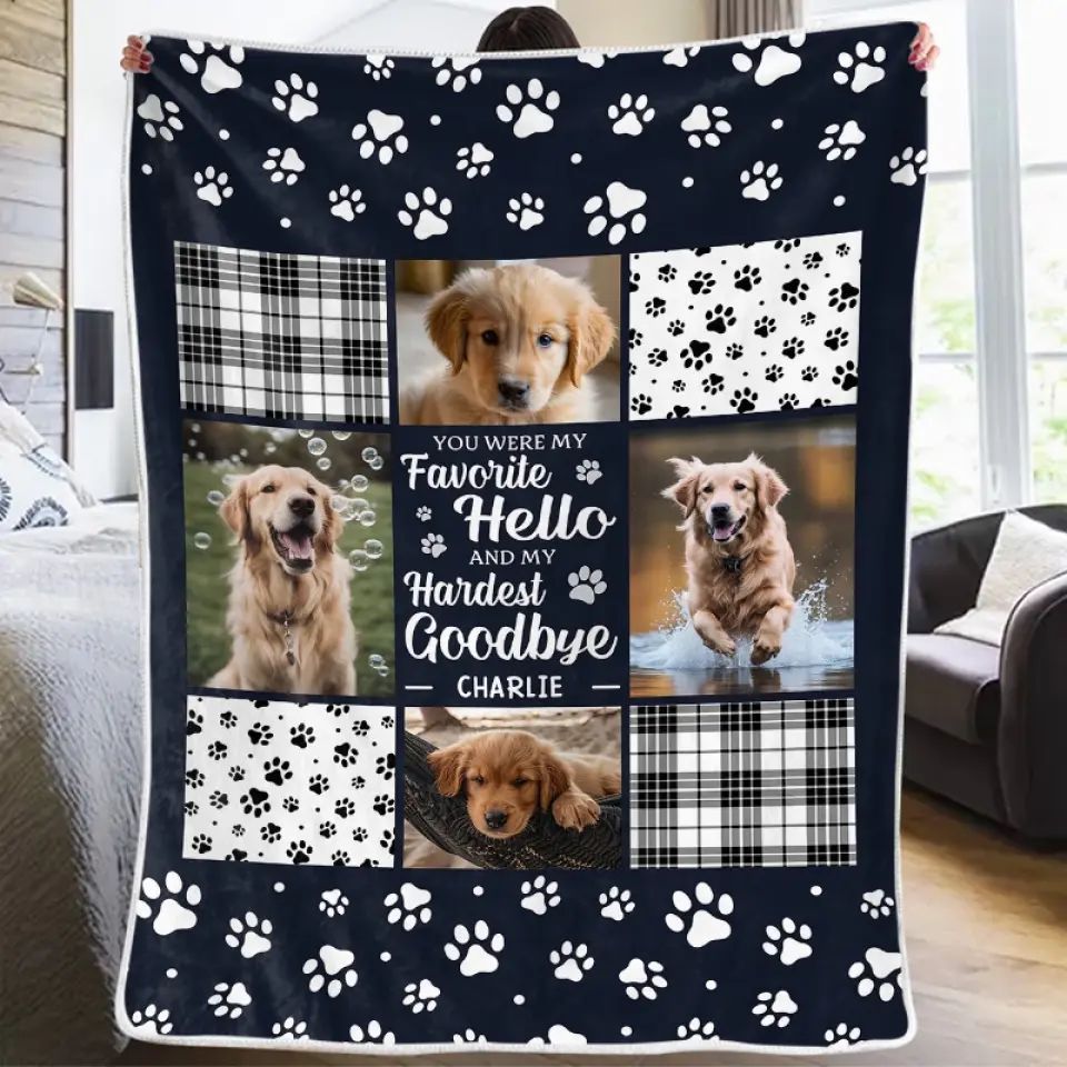 Super Soft Flannel Dog Blanket