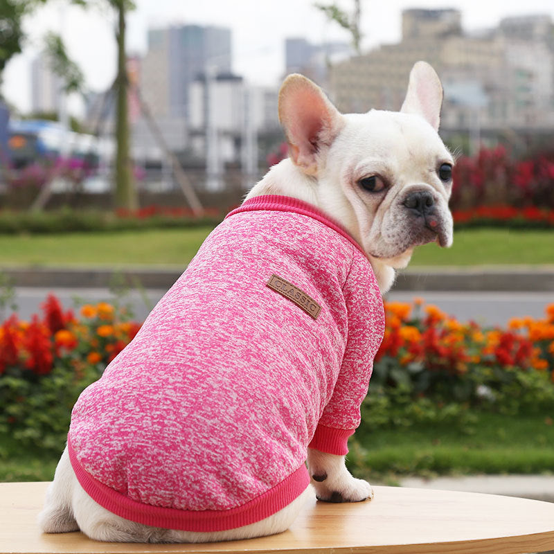 Fall Winter New Style Sweater Two-Legged Clothes Dog Supplies