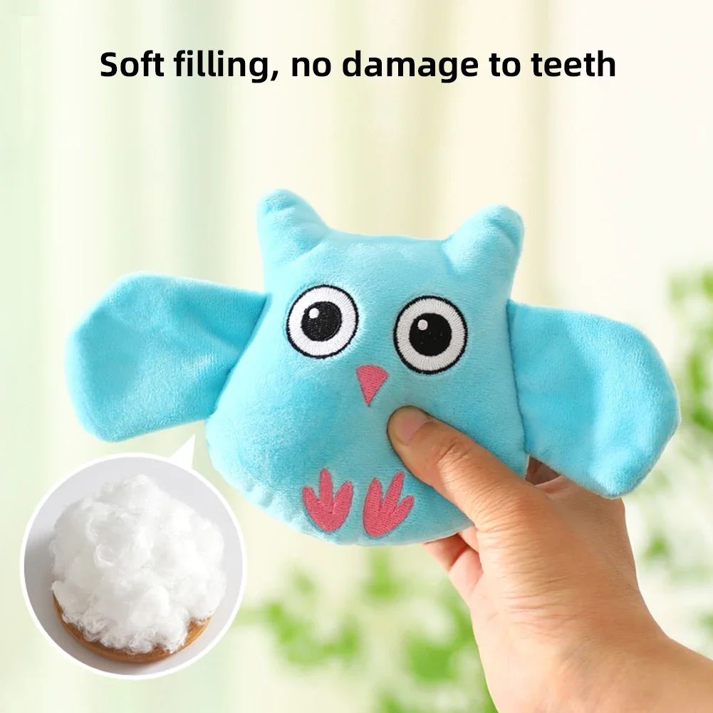 Animals Shape Squeaky Toys Plush Dog Toy Cute Bite Resistant Pp Cotton Dog Toys For Small Large Dogs Puppy Pet Dog Accessories