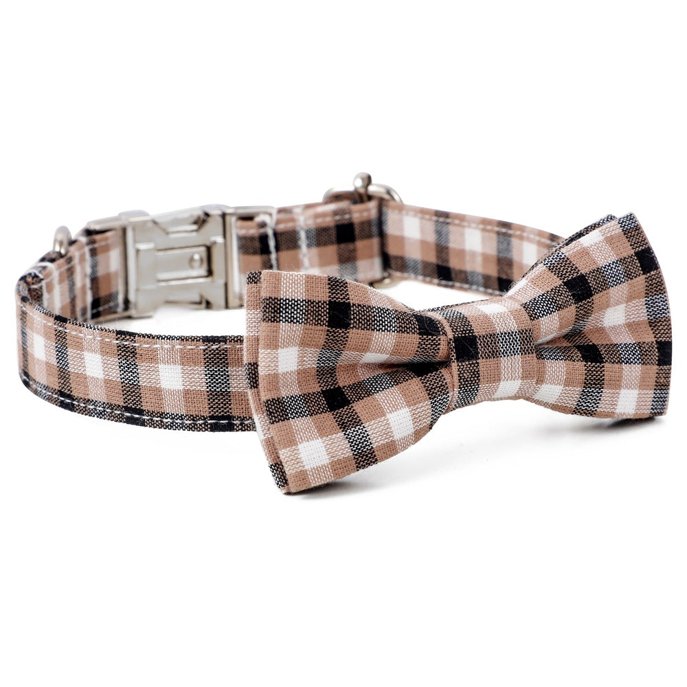 Cotton Alloy Buckle Dog Collar