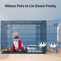 2Pcs Kennel Water Bowl Hanging,Stainless Steel Puppy Bowls For Small Dog Cage,Kennel, Crate, Catio Accessories,Dog Crate Water Bowl Dish Fee