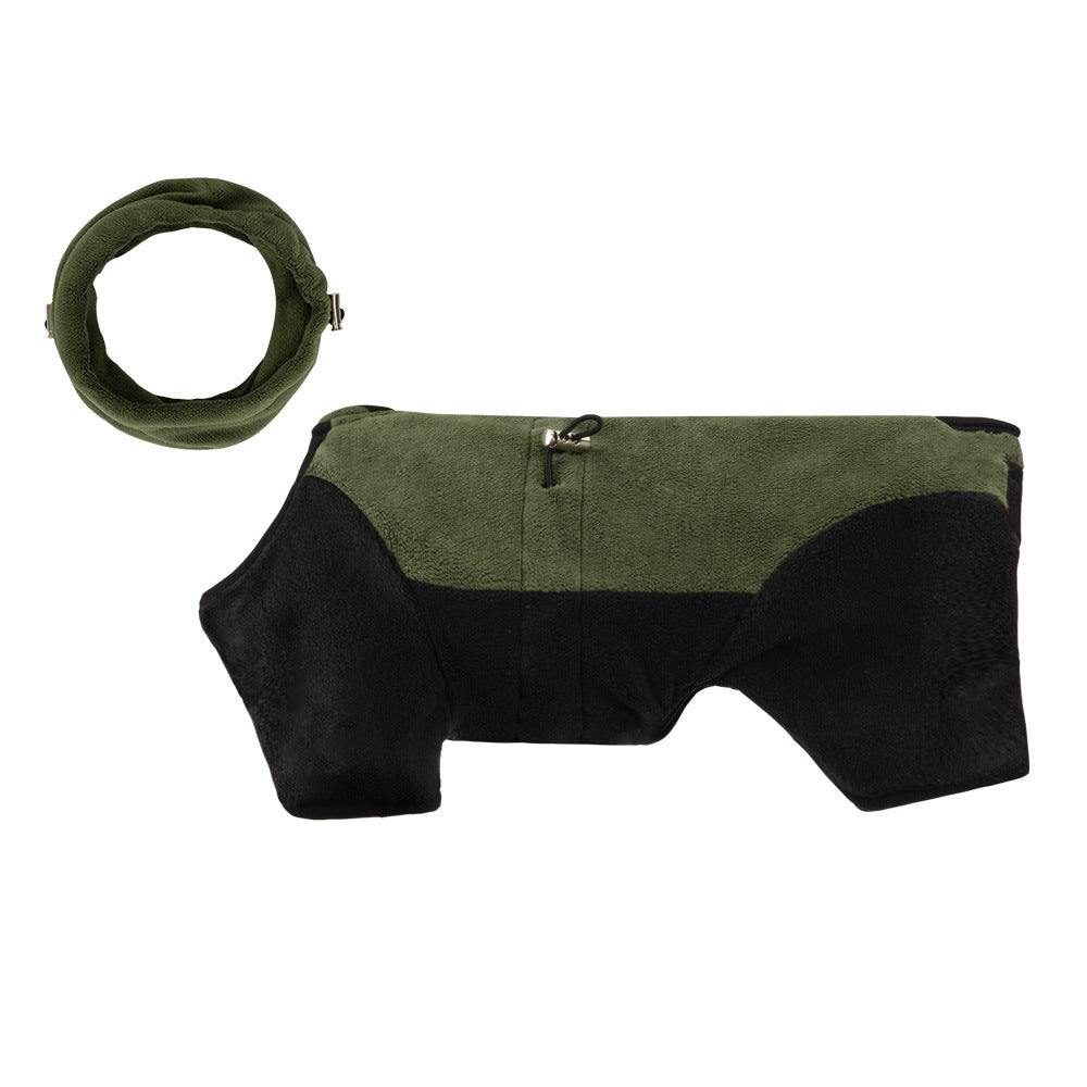 Pet Warm Collar Detachable Windproof Four-Leg Clothes