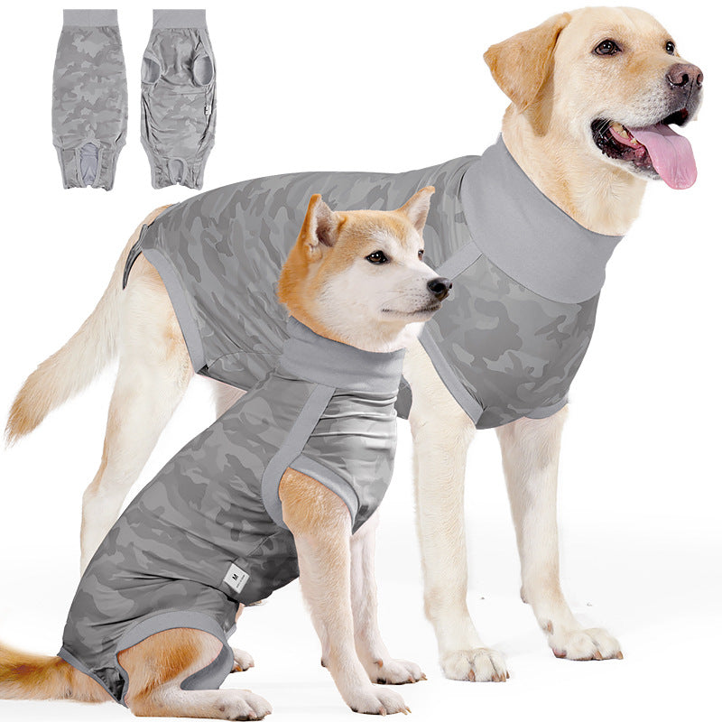 Summer Thin Camouflage Dog Jumpsuit