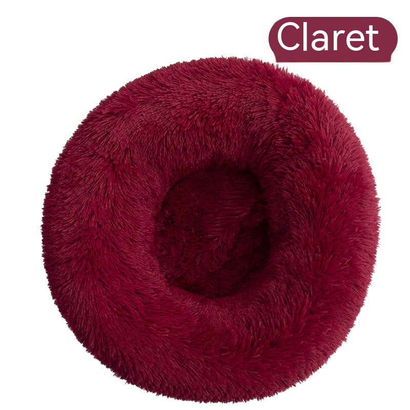 Plush Round Removable And Washable Kennel