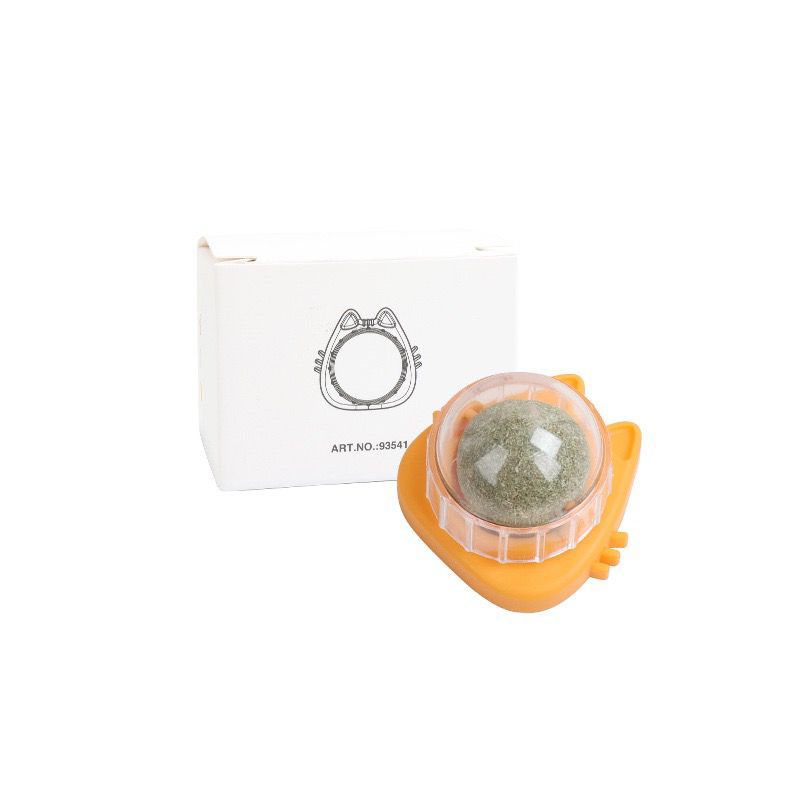 Rotating Catnip Ball Pet Toy