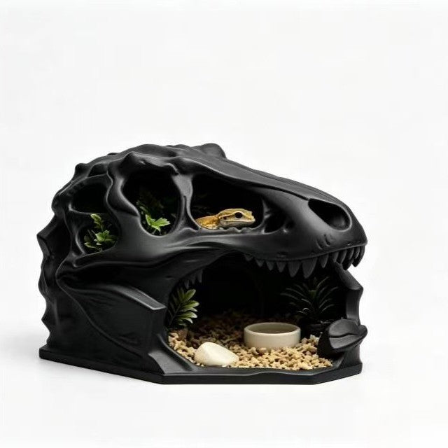 3D-Printed T-Rex Skull Hideout