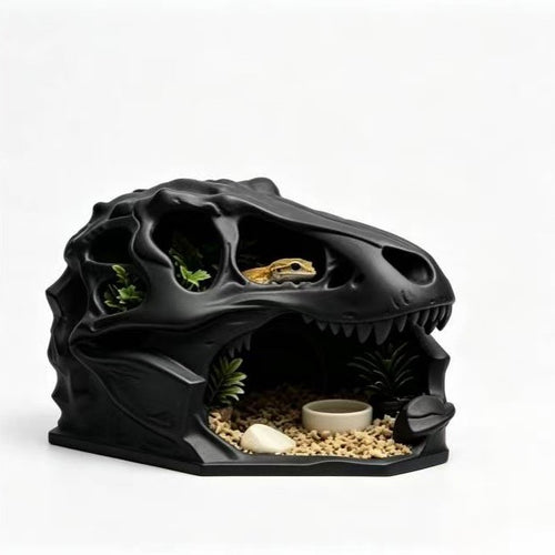 3D-Printed T-Rex Skull Hideout