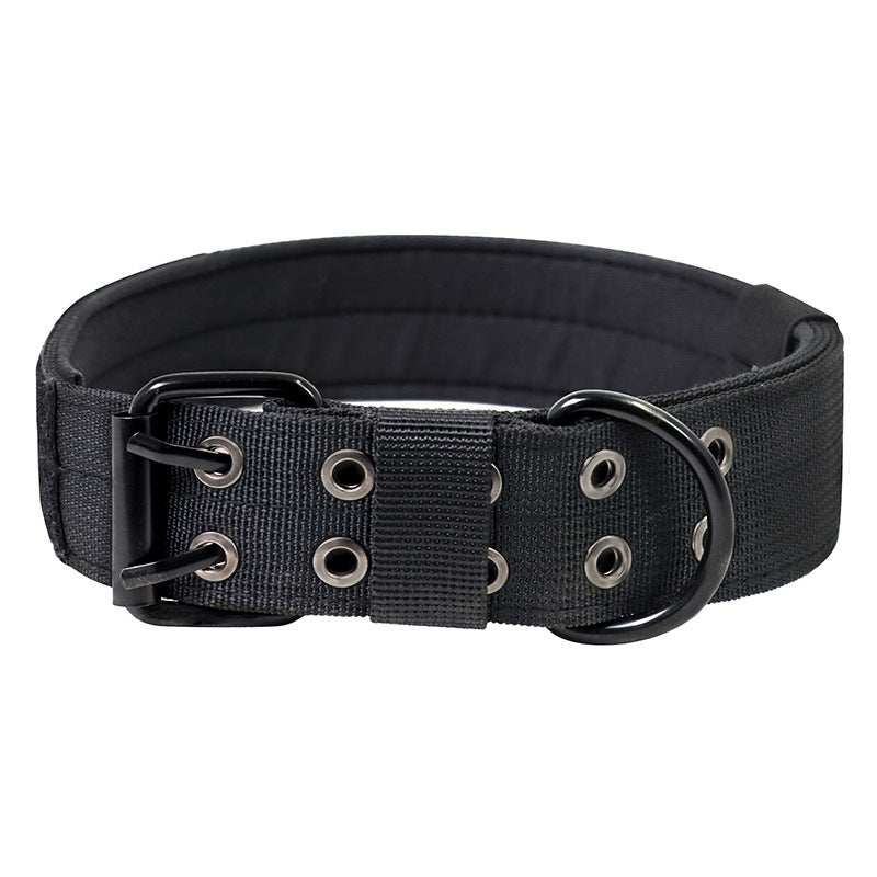 Onetigris Military Adjustable Dog Collar With Metal D Ring & Buckle