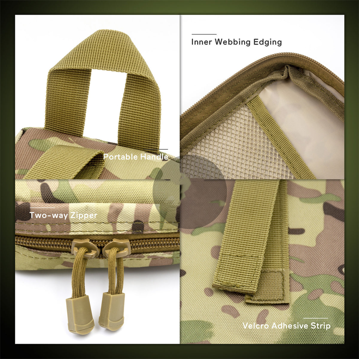 Outdoor Camouflage Multifunctional Dog First-Aid Appliance