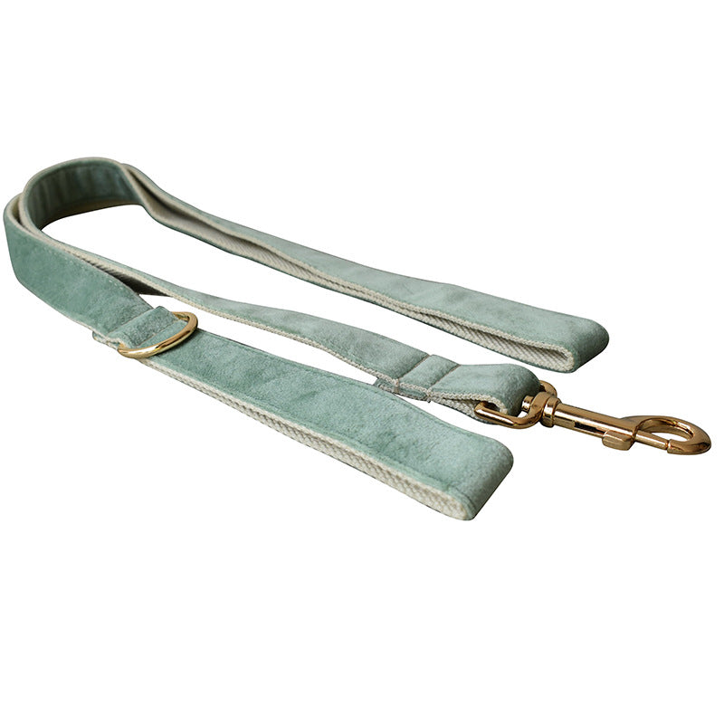 Mint Green Dog Collar And Leash