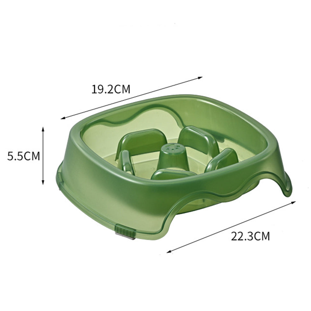 Plastic Slow Water Feeder Bowl for Dogs