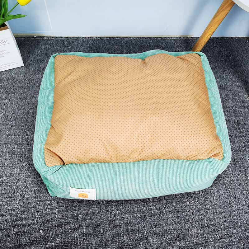 Square Warm Fabric Pet Bed