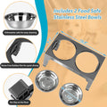 Lifting Slow Feeder Dog Bowl Rack
