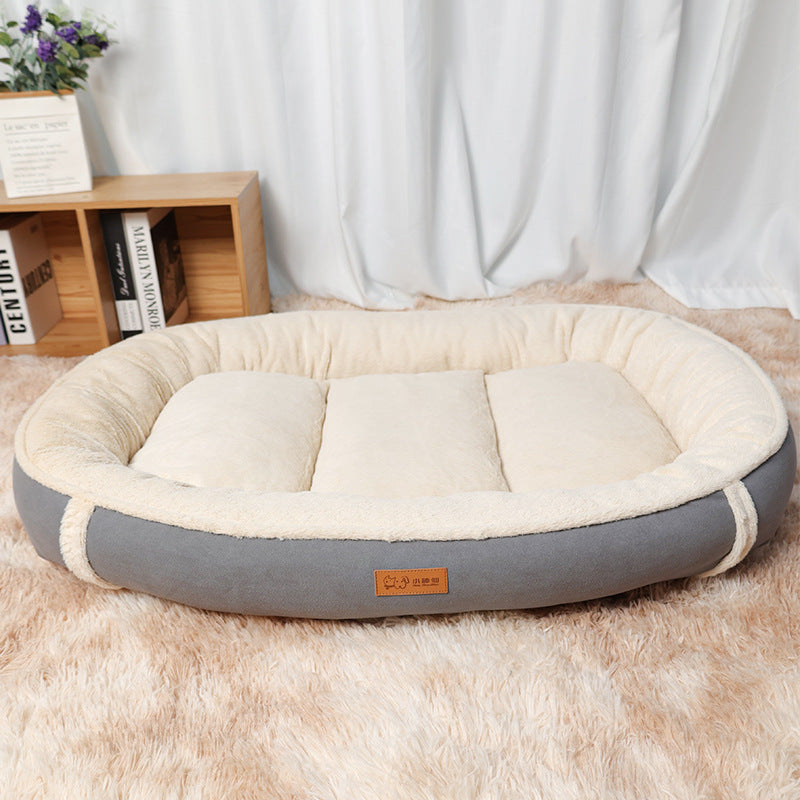 Round Non-Slip Dog Nest Bed