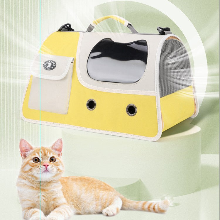 Convenient Outing Pet Backpack Spacious Breathable Crossbody