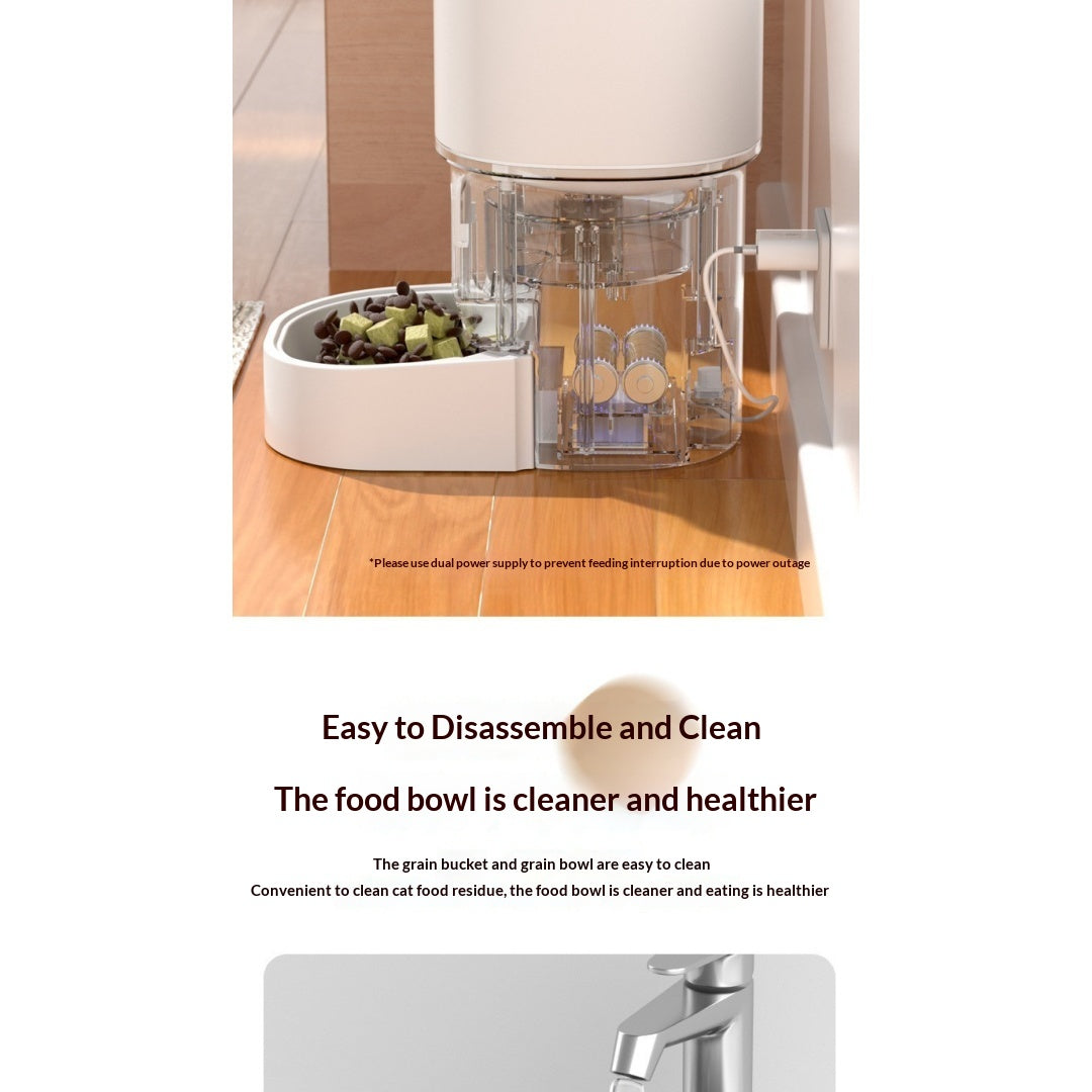 WiFi Smart Pet Feeder With App Scheduling