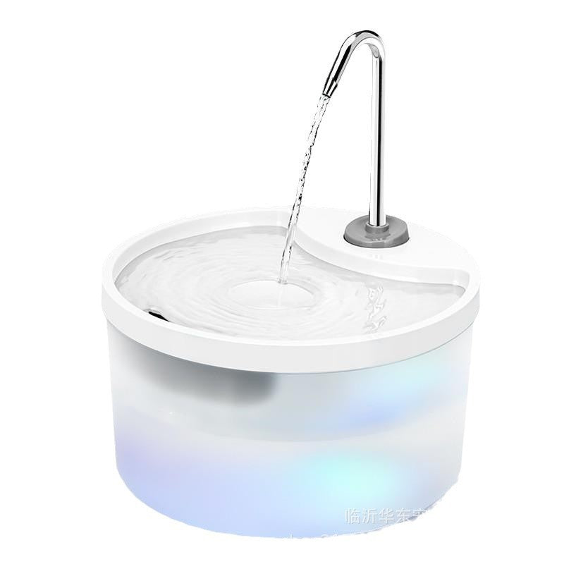 Smart Self-Circulating Filtered Pet Water Fountain That Operates Quietly