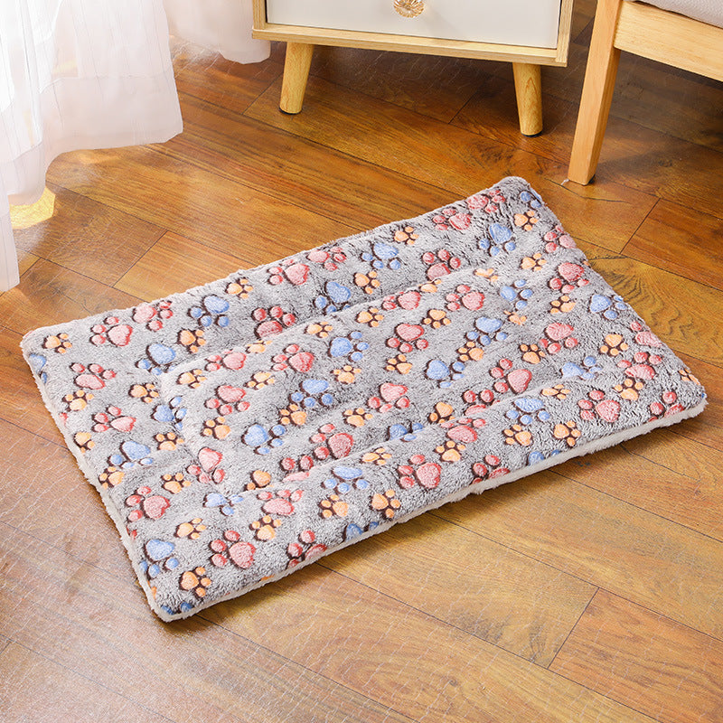 Thick Blanket Pet Bed Warm Sleeping Mat For Pets