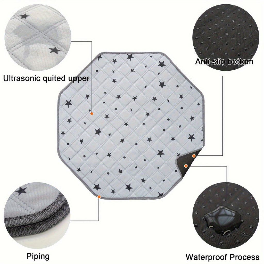 Washable Octagonal Dog Potty Pad