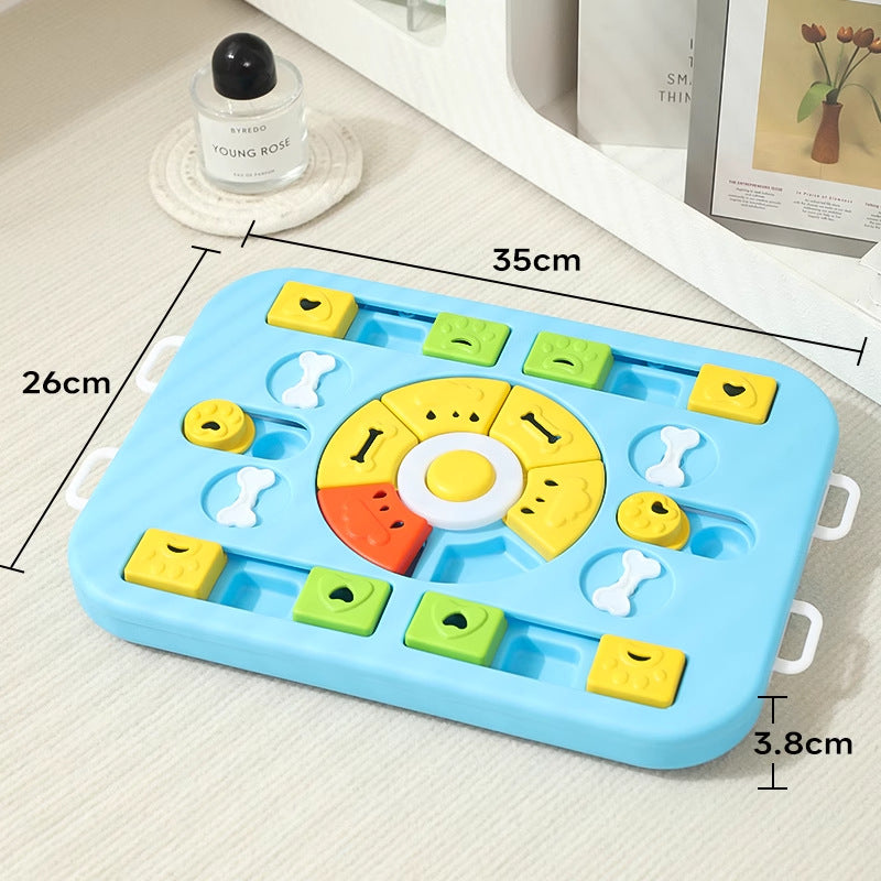 Blue Sound Puzzle Dog Feeding Toy