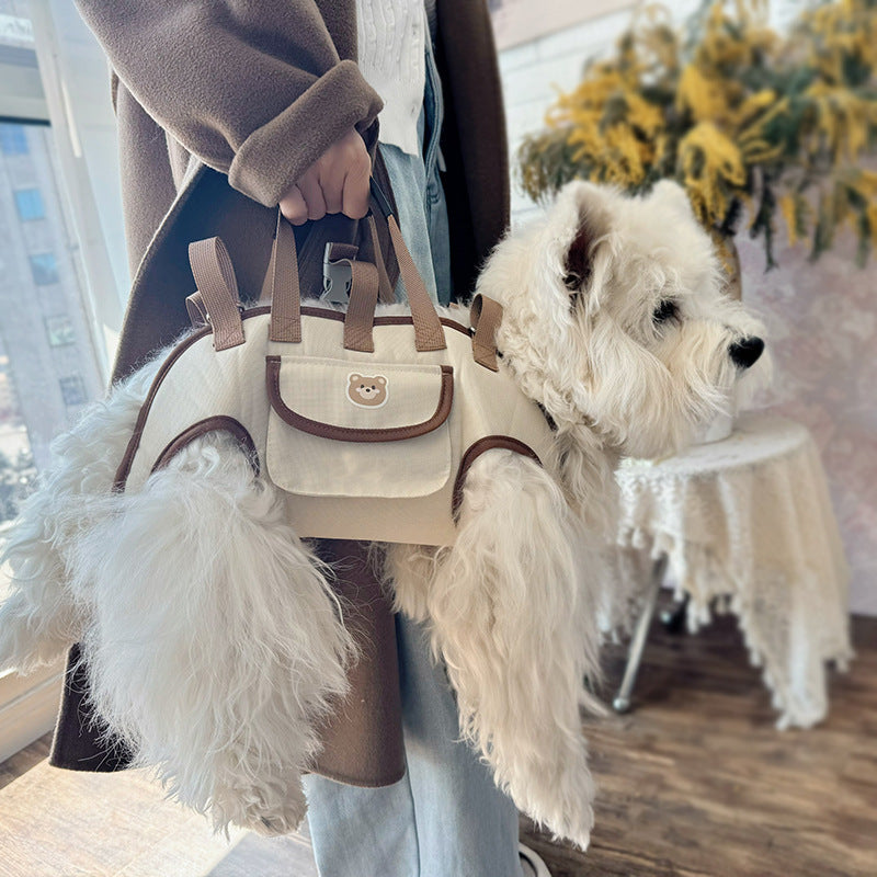 Portable Lightweight Outdoor Dog Crossbody Bag