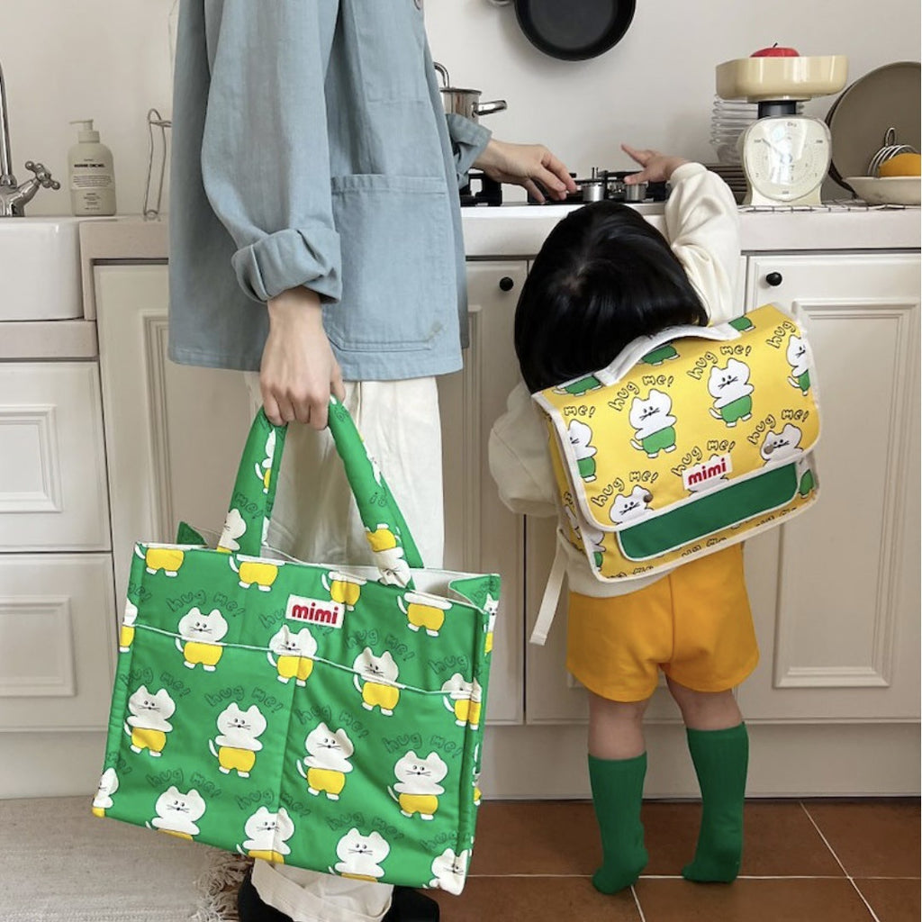 Pet Storage Outing Cartoon Printing Handbag