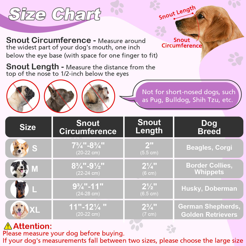 Breathable Mesh Dog Muzzle Mask