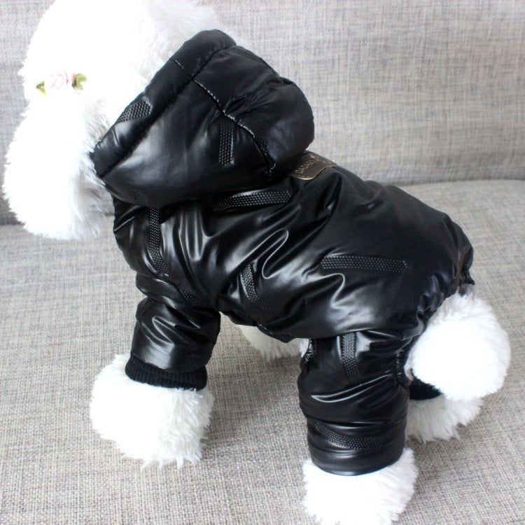 Puppy Padded Warm Winter Four-Legged Cotton Coat