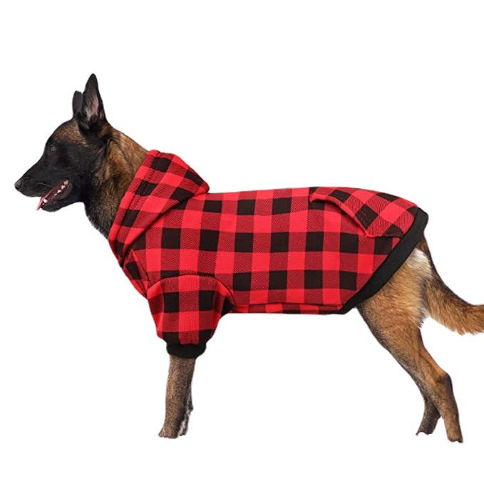 New Christmas Dog Clothes Thickened