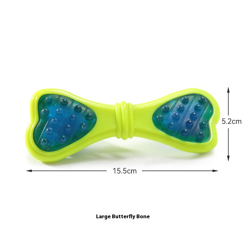 Butterfly Bone Chewing Bite-Resistant Pet Toy Dog Toy Molar