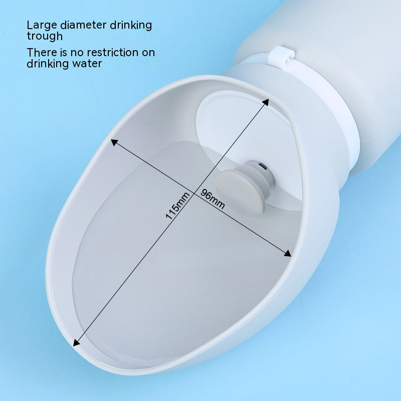 Outdoor Portable Large-Capacity Water Cup Silicone Foldable Drinking Water Bottle For Pets
