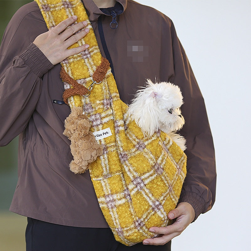 Portable Anti-Stress Pet Crossbody Backpack