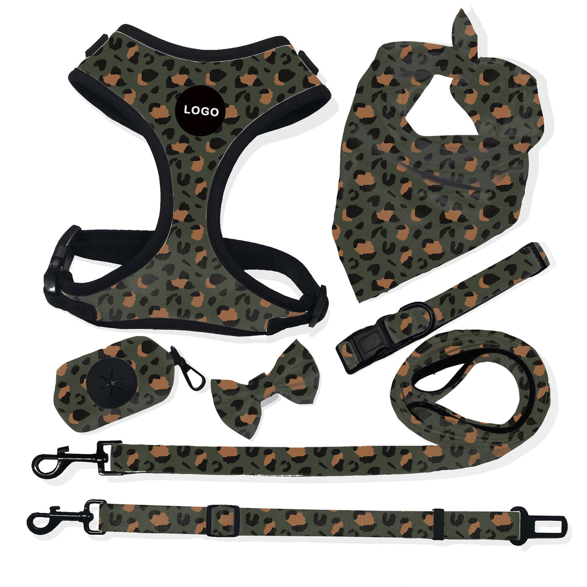 Breathable Dog Harness And Leash Set