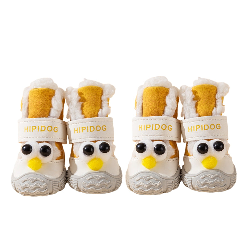 Thick Anti-Slip Winter Dog Shoes