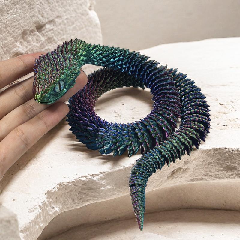 Snake-Shaped High-Fidelity Fun Ornaments Creative Animal-Shaped Living Room And Study Decorations