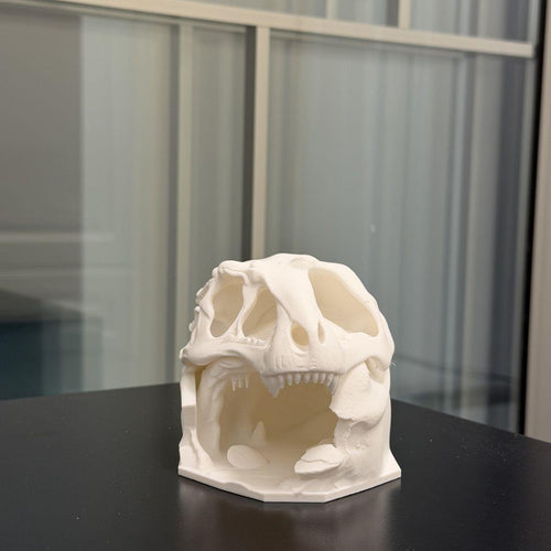 3D-Printed T-Rex Skull Hideout