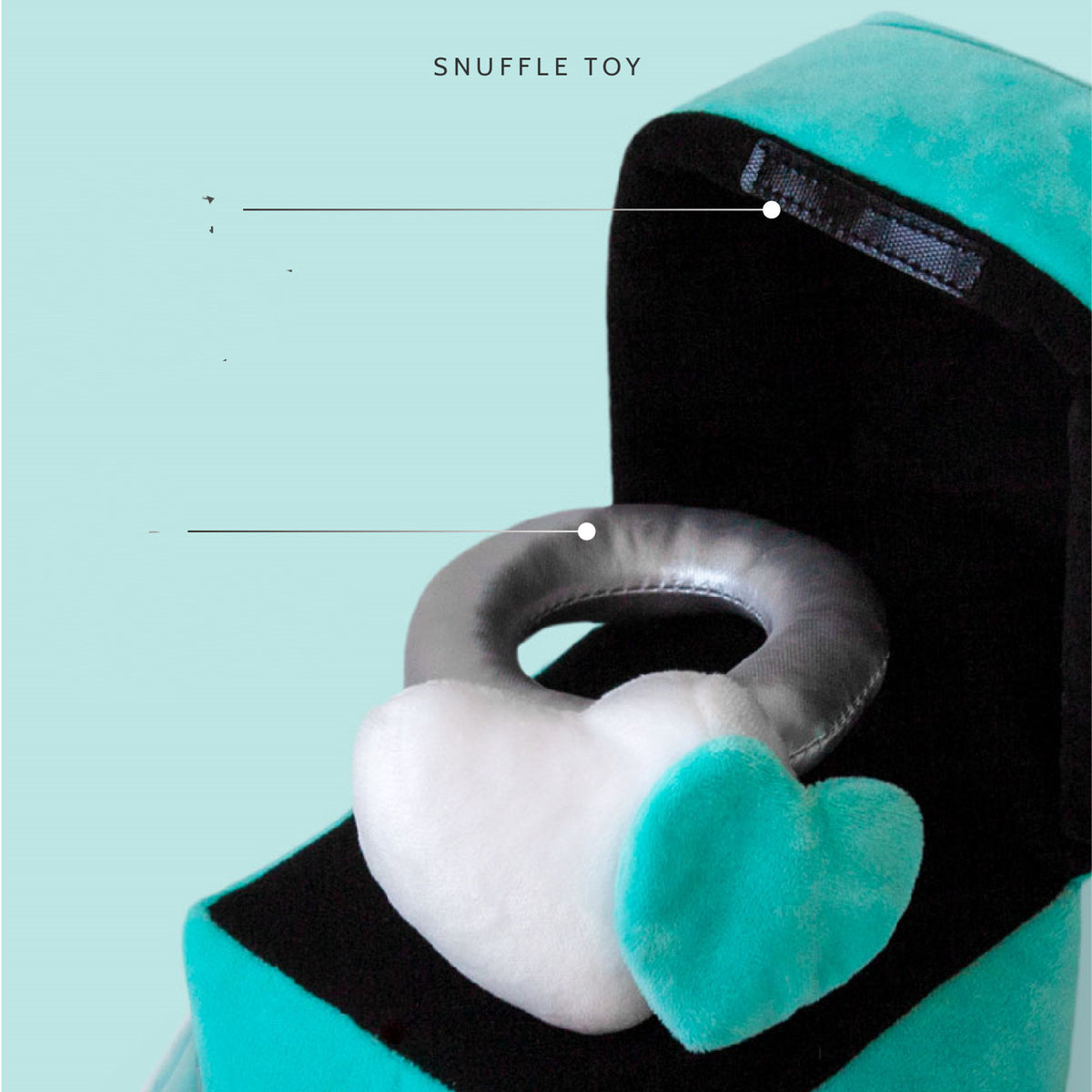 Pet Gift Ring To Relieve Boredom Sniff And Miss Food Plush Toy