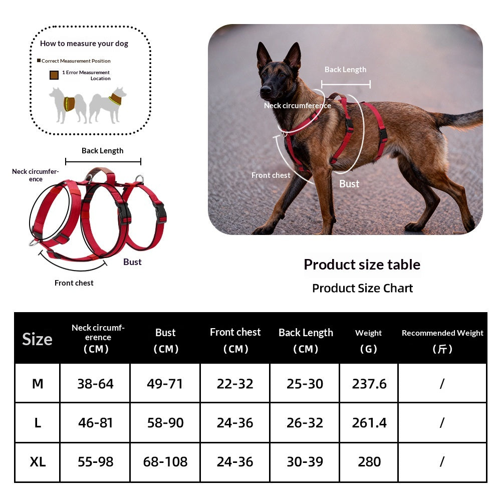 Anti-Pull Dog Leash Harness