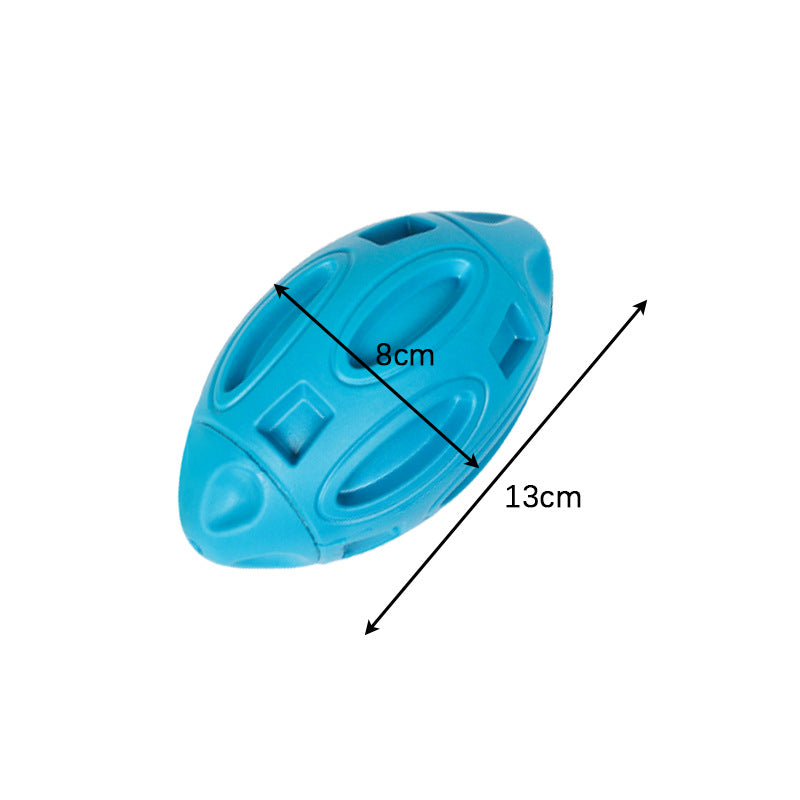 Squeaky Dog Toys For Aggressive Chewers Rubber Puppy Chew Ball With Squeaker, Almost Indestructible And Durable Pet Toy For Medium And Large