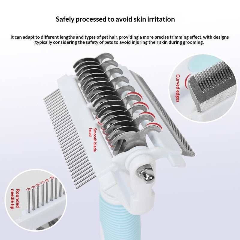 Three-in-One Pet Detangling Comb