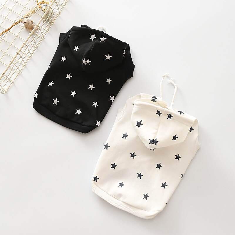 Small And Medium-Sized Dog Clothes Printed Hooded Sweater