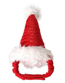 Flannel Strapped Hedgehog Christmas Red Hat