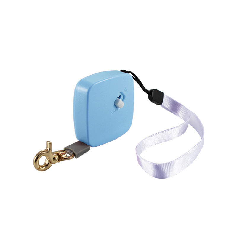 Outdoor Pet Automatic Retractable Mini Dog Leash Belt Puppy Walking Nylon Traction Walking Rope Flat Rope Pet Supplies